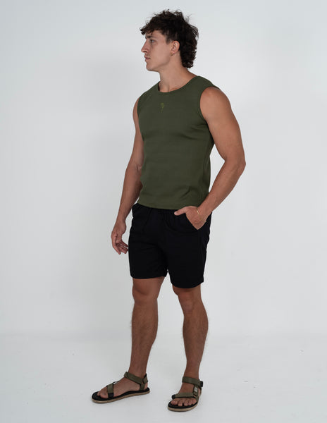 Orchid Fitted Muscle Tank