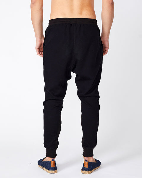 Black Drop Crotch Pants, Athletic Pants, Drop Crotch Trousers MARGARET  PA0724W2 - Etsy